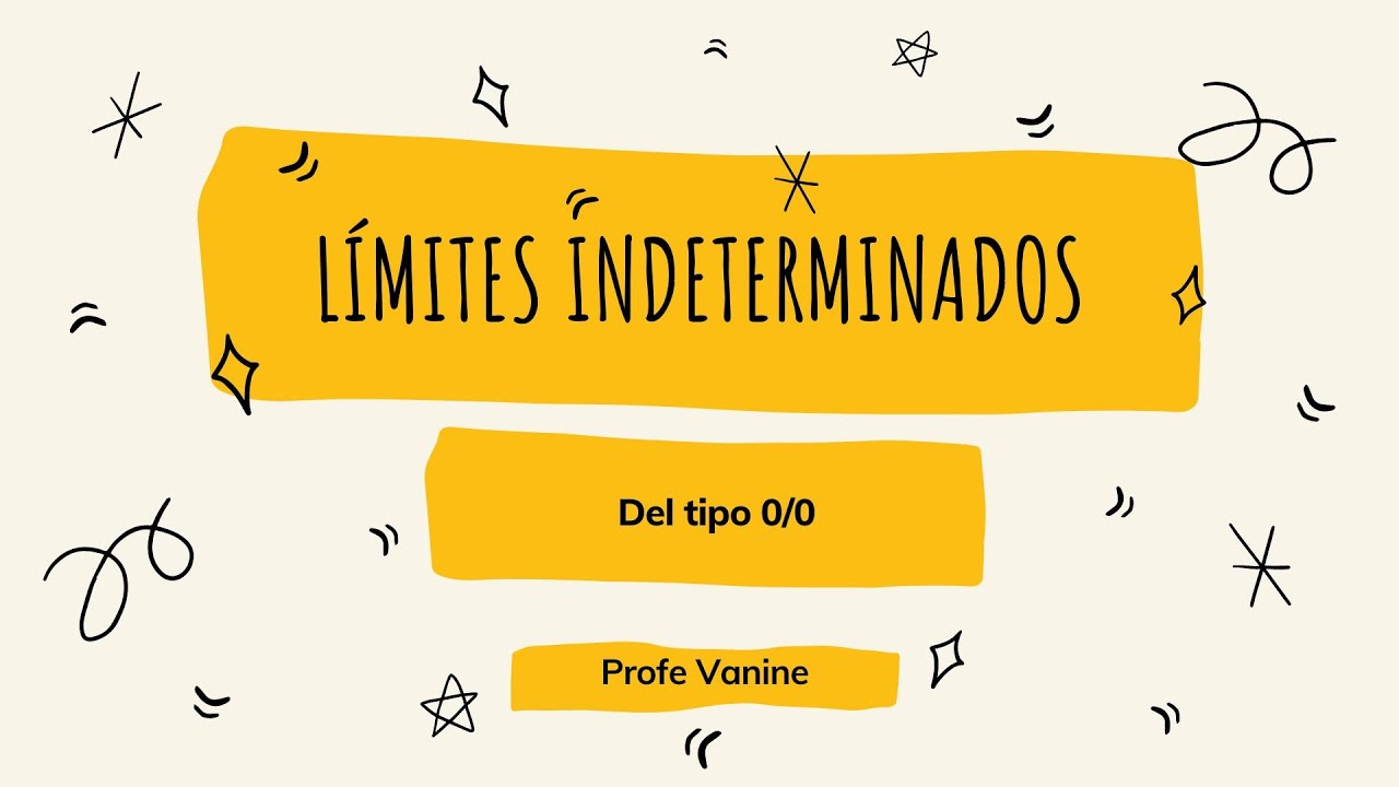 Límites indeterminados del tipo 0/0 (con radicales)  ejemplo 3