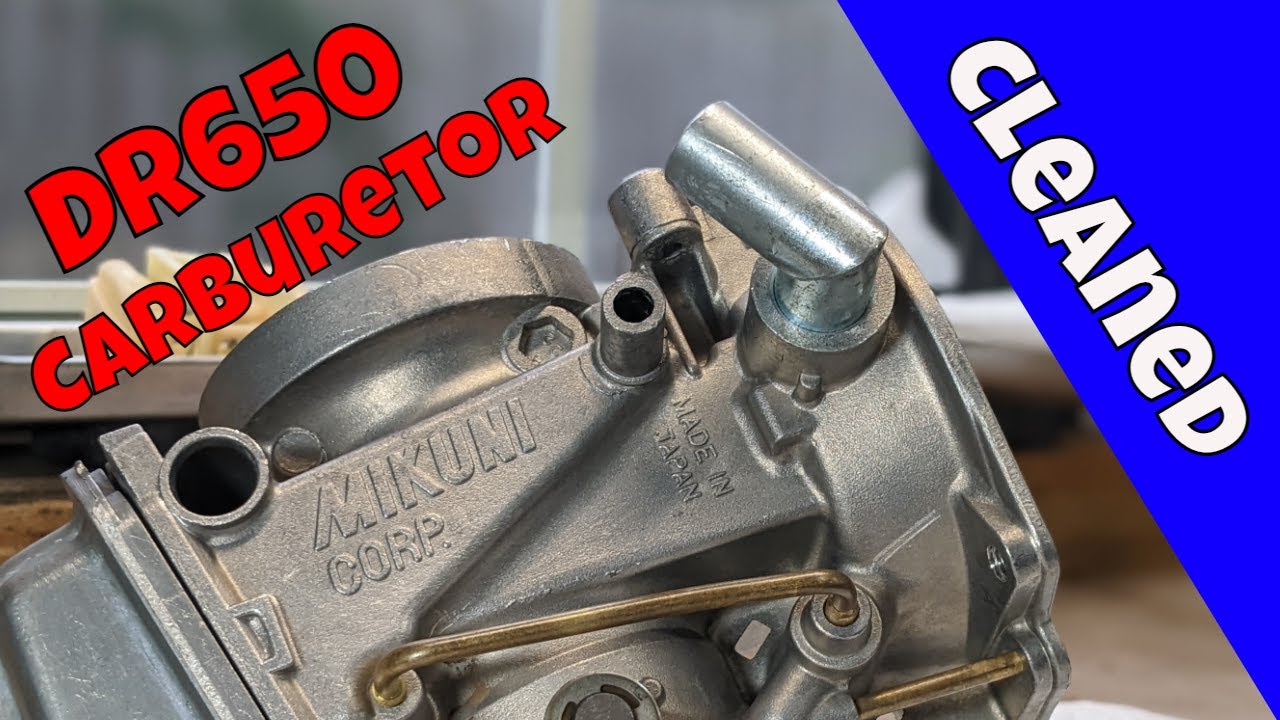 Я чищу карбюратор DR650.