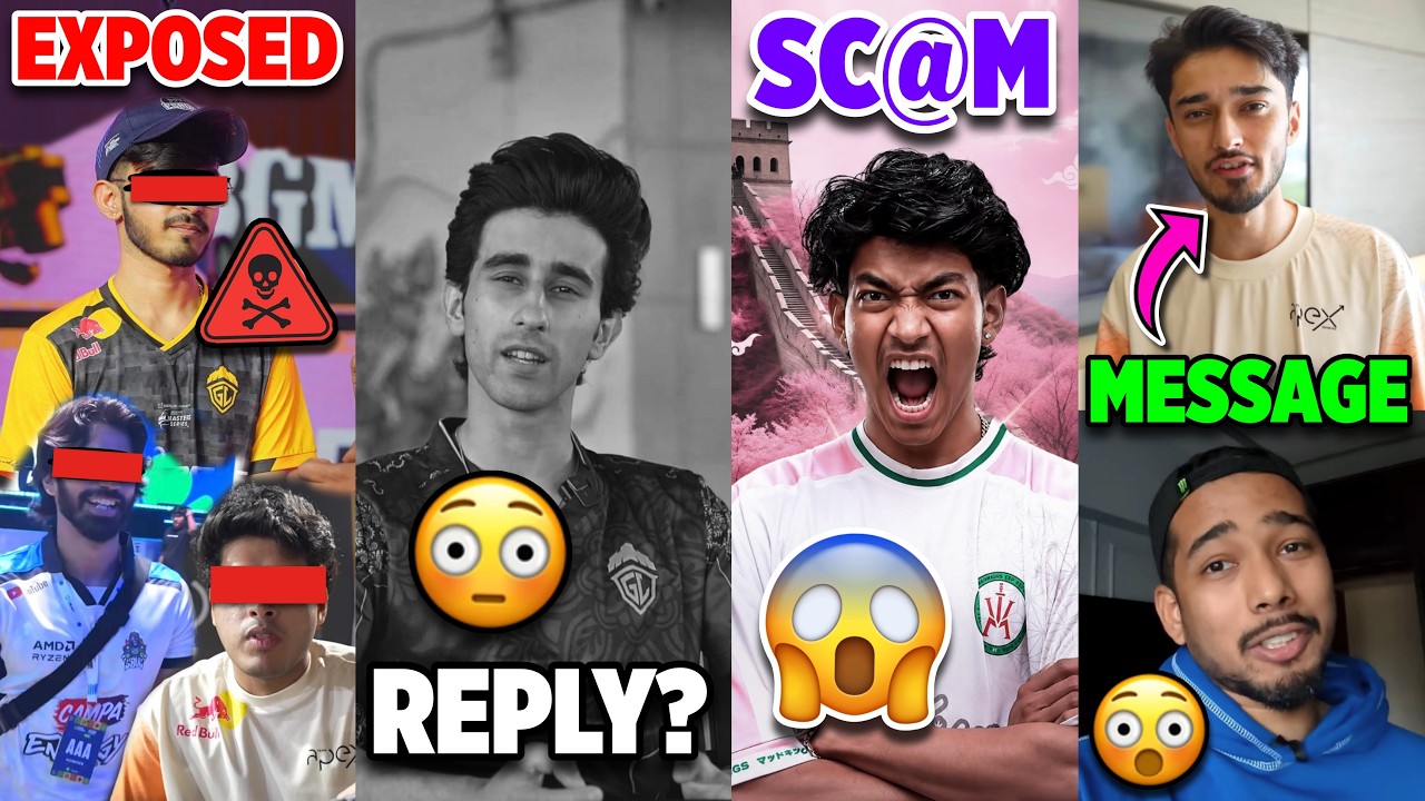 Biggest EXPOSE Ever...😱 FuLL STORY & The Dark TRUTH🥵 S8UL, TEAM APEX GAMING, GODLIKE,CLUTCHGOD, BGMI
