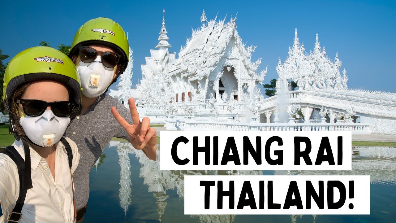 MOST BIZARRE TEMPLE in Thailand! Plus Chiang Rai Night Market