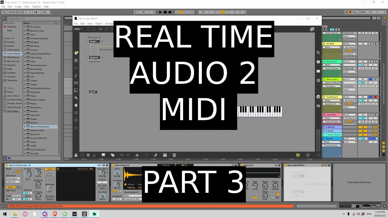 Daily Decibel 209 - Real Time Audio to Midi Conversion - Part 3
