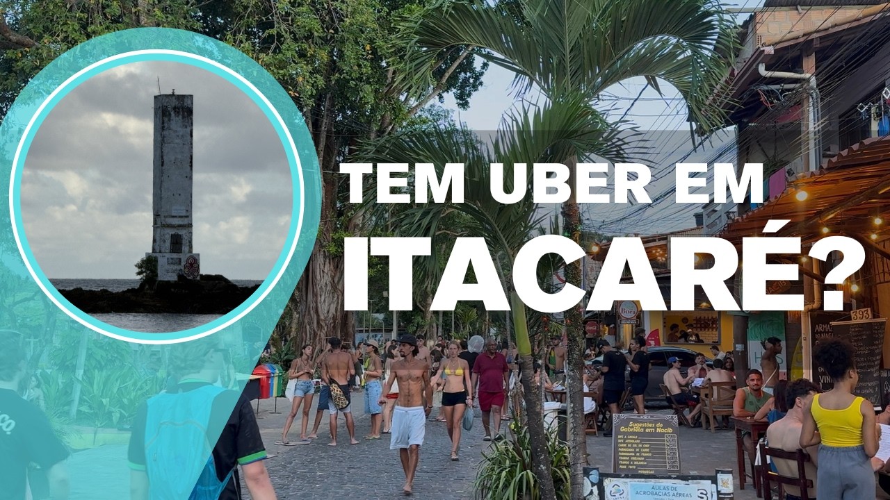 Tem Uber em Itacaré?Veja Como Funciona a Locomoção na Cidade caminhando comigo até a Praia da Concha