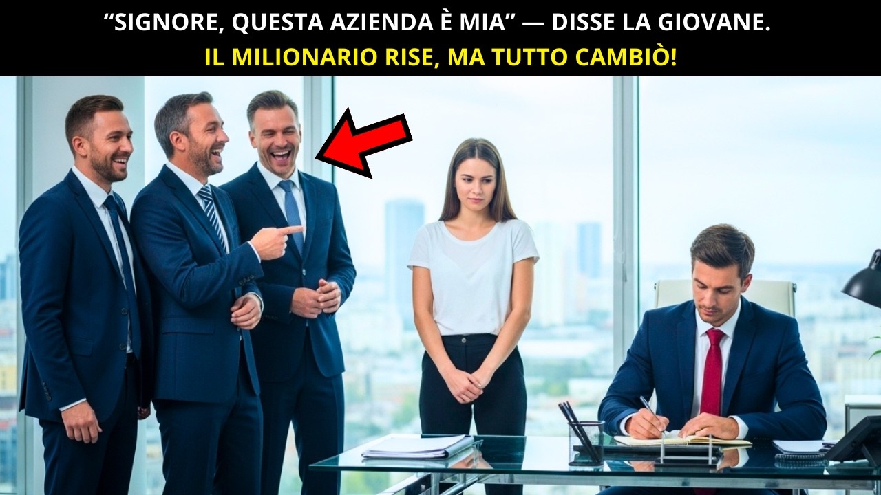 “SIGNORE, QUESTA AZIENDA È MIA” — DISSE LA GIOVANE. IL MILIONARIO RISE, MA NON PER MOLTO TEMPO...
