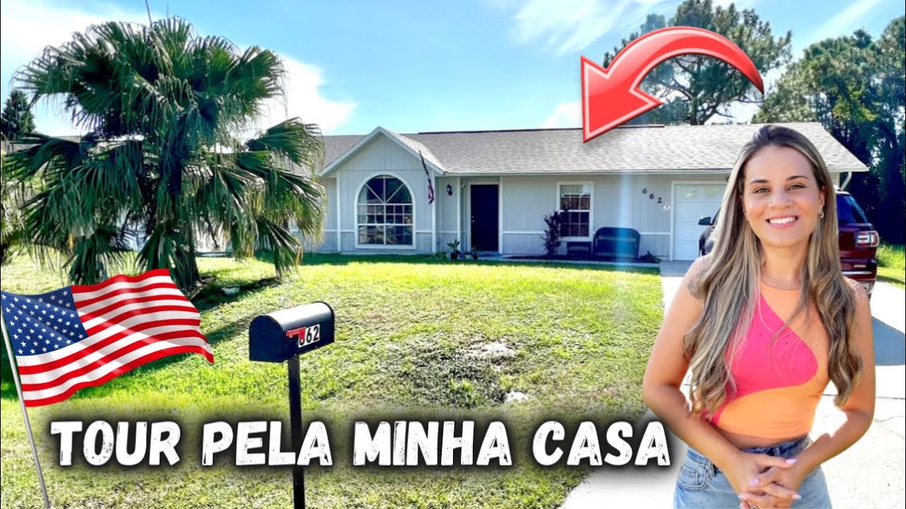 TOUR PELA MINHA CASA NA FLÓRIDA🇺🇸|Bruna Danielle