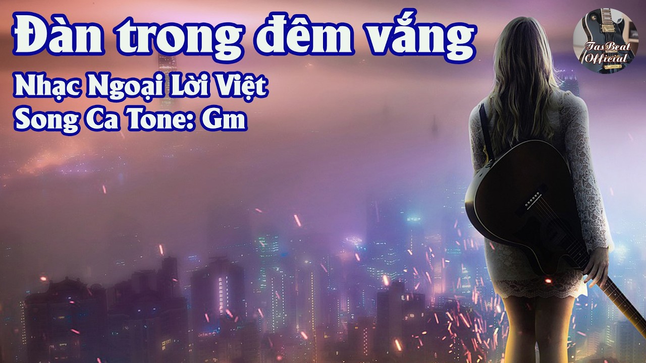 Karaoke Song Ca Đàn Trong Đêm Vắng | Song Ca & Tình Khúc