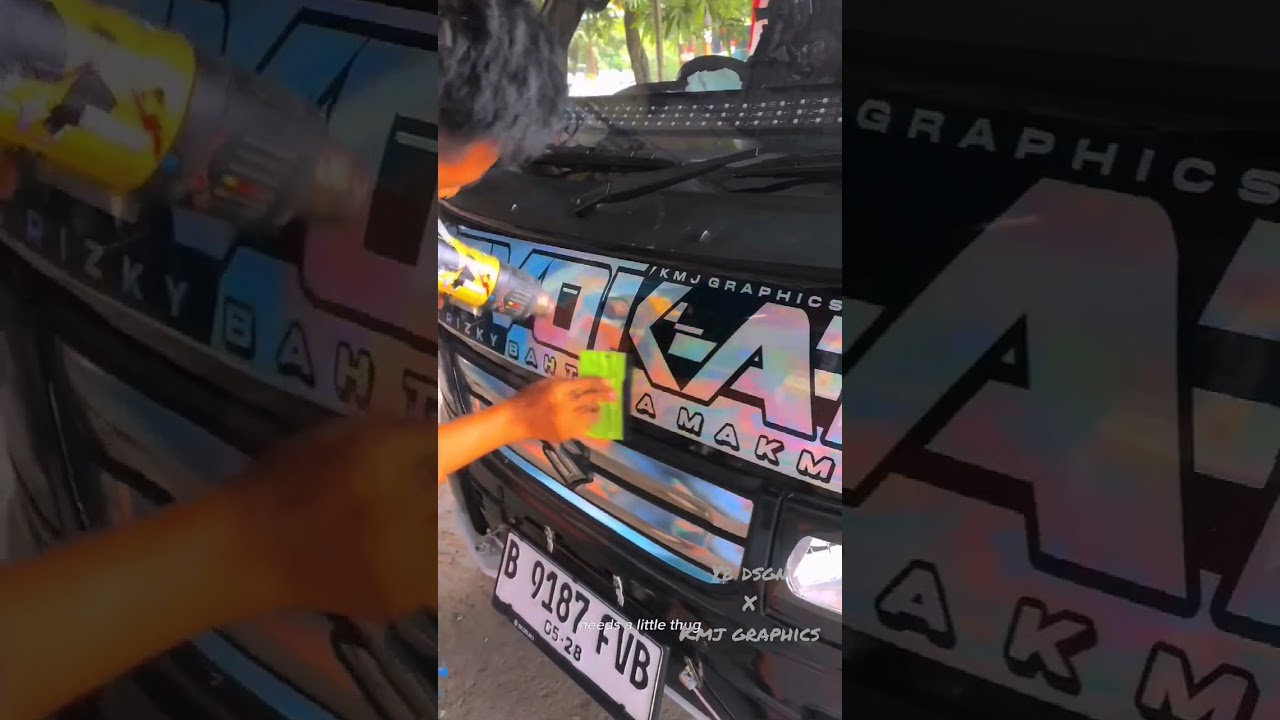 cutting sticker hologram new carry pick up