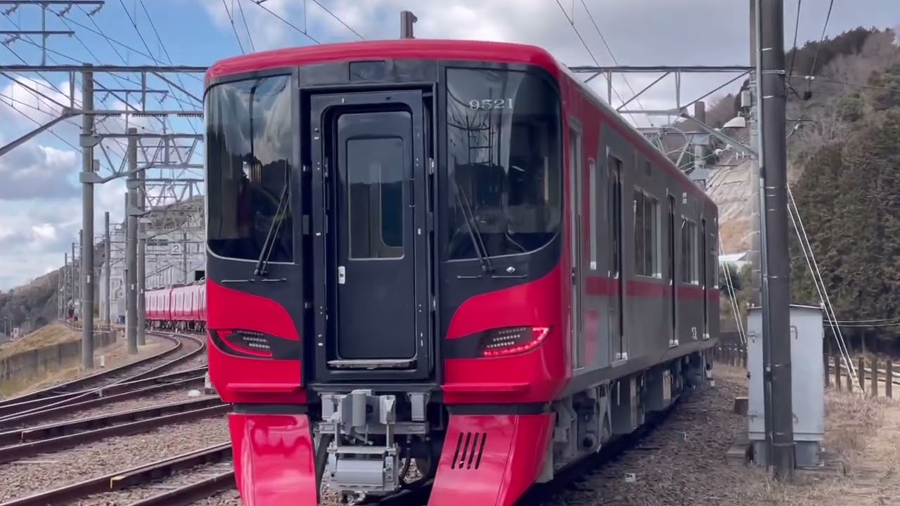 ﾄﾞｩﾜｧ似の新型車 9521f 9121f+9122fの舞木検査構内試運転。