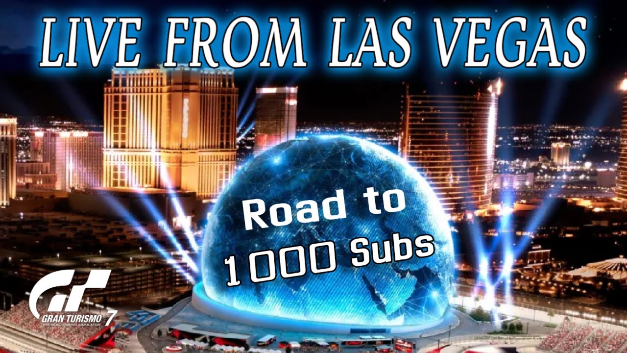 Road to 1000 Subs LIVE from Las Vegas - GT7 Dailies and Open Lobby Fun Lets Roll