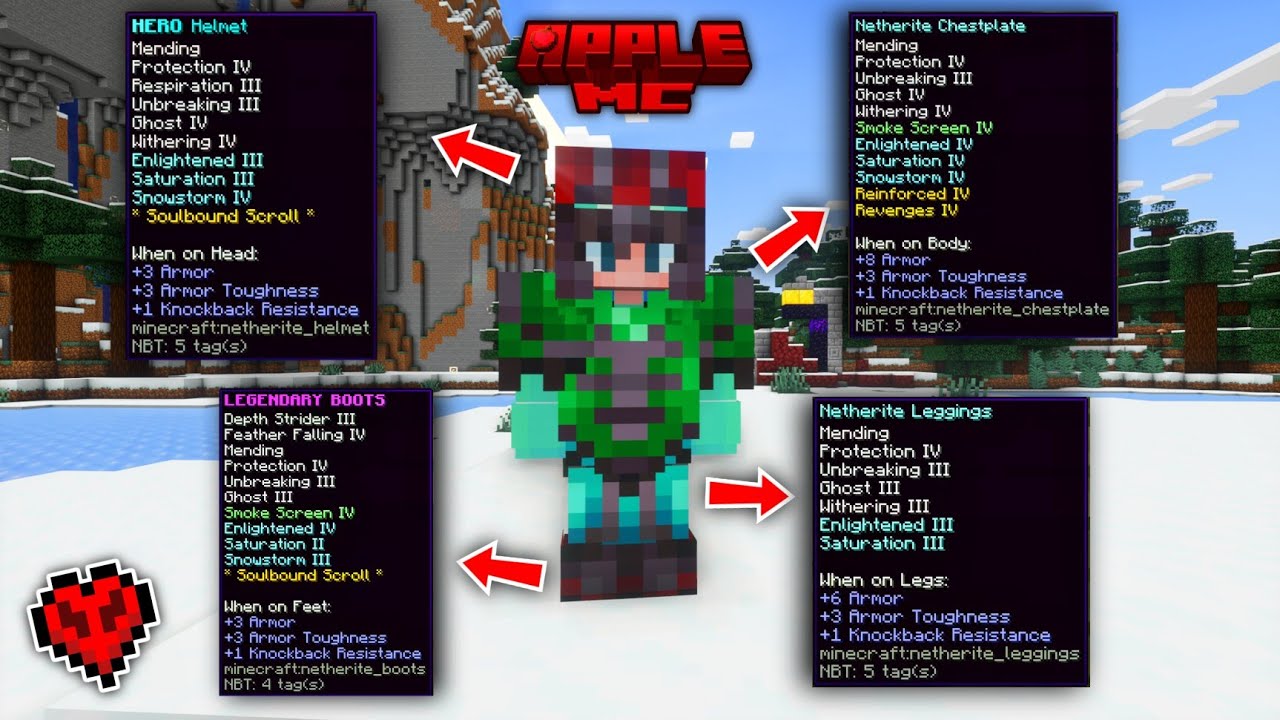 I Made The Strongest Armor In AppleMc 
