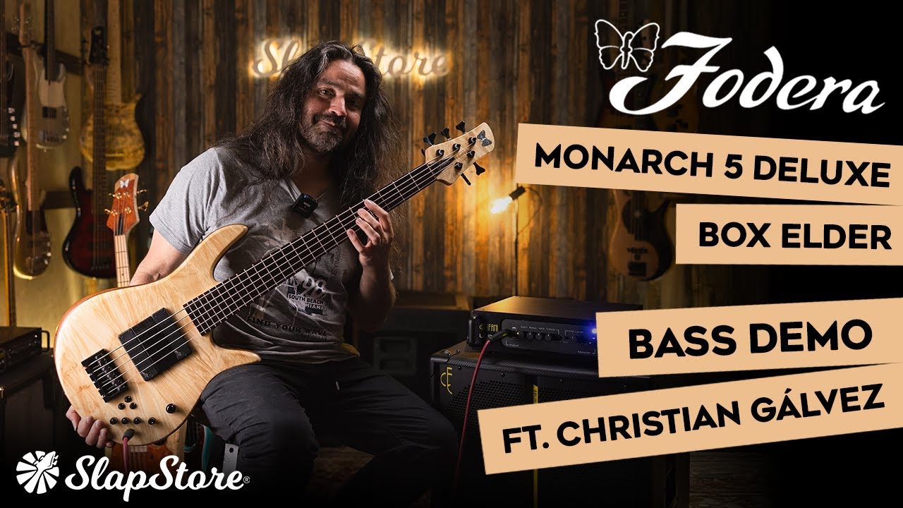 Bass Demo: Fodera Monarch 5 Deluxe Box Elder (ft. @CHRISTIAN GALVEZ)