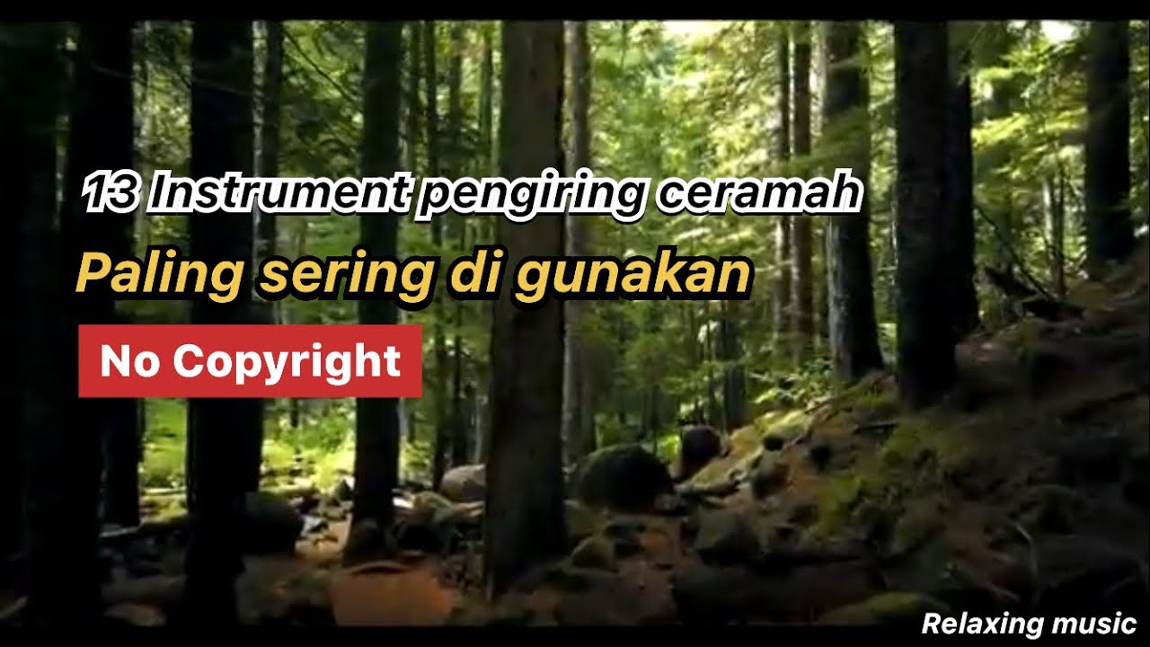 Instrument pengiring ceramah / religi (no copyright)
