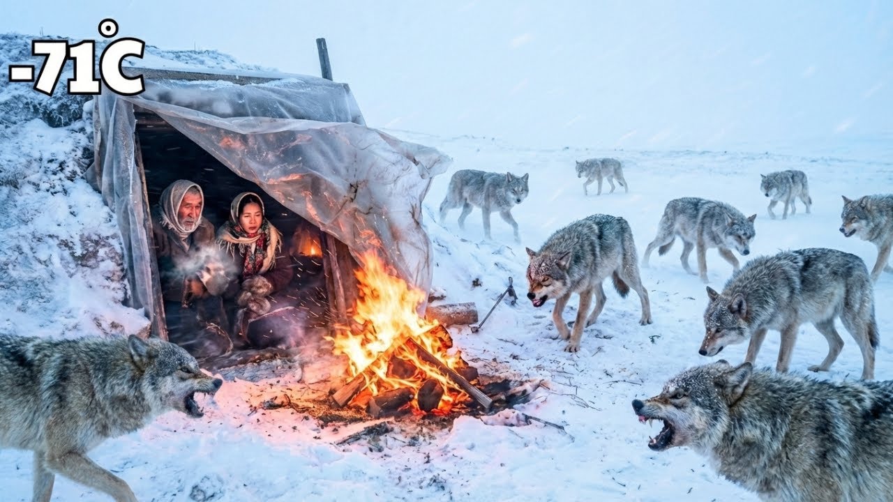 Trapped at -71°C in a Snow Shelter — Wolves Came in a Pack (Unreal Survival)