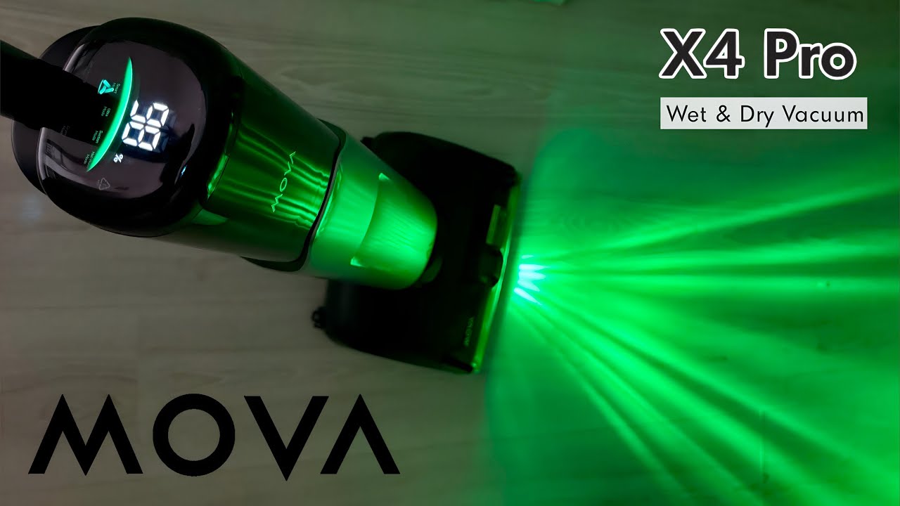 MOVA X4 Pro - The Best Wet and Dry Vacuum , Innovative and Cleans with Hot Water