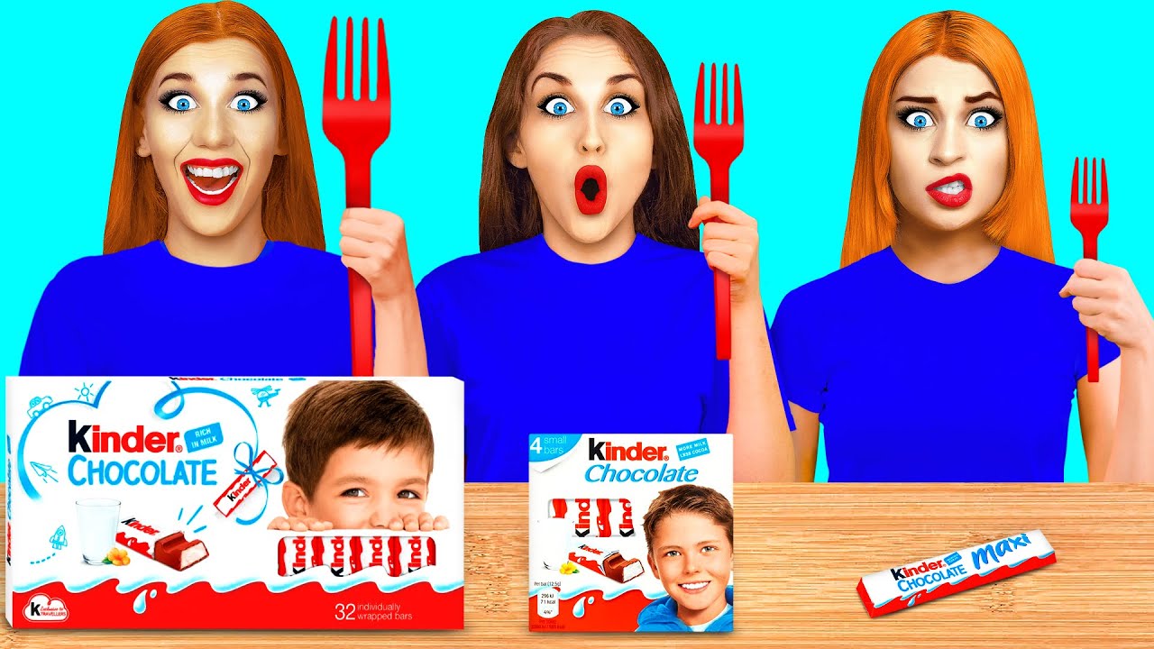 Gro&szlig;er, Mittlerer und Kleiner Teller Challenge | Leckere K&uuml;chenrezepte Multi DO Best