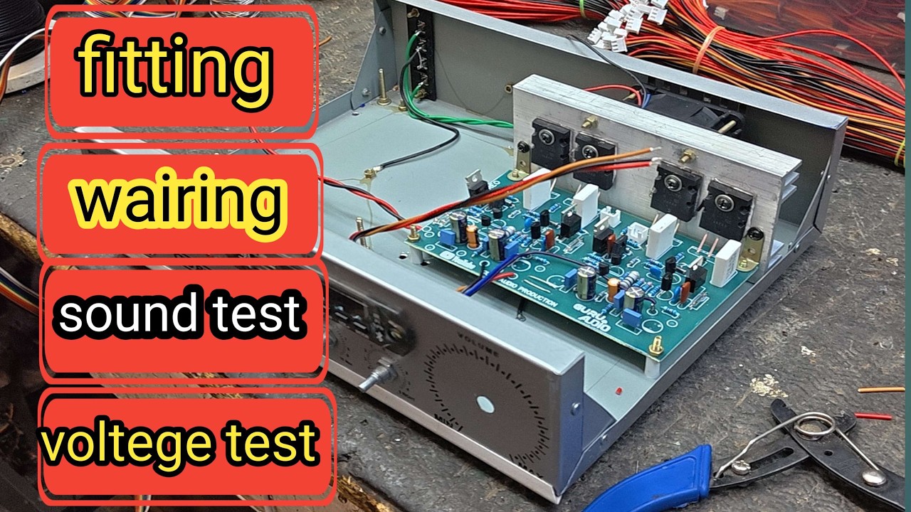 ⚡"Full making PROSSES of amplifier"🔔