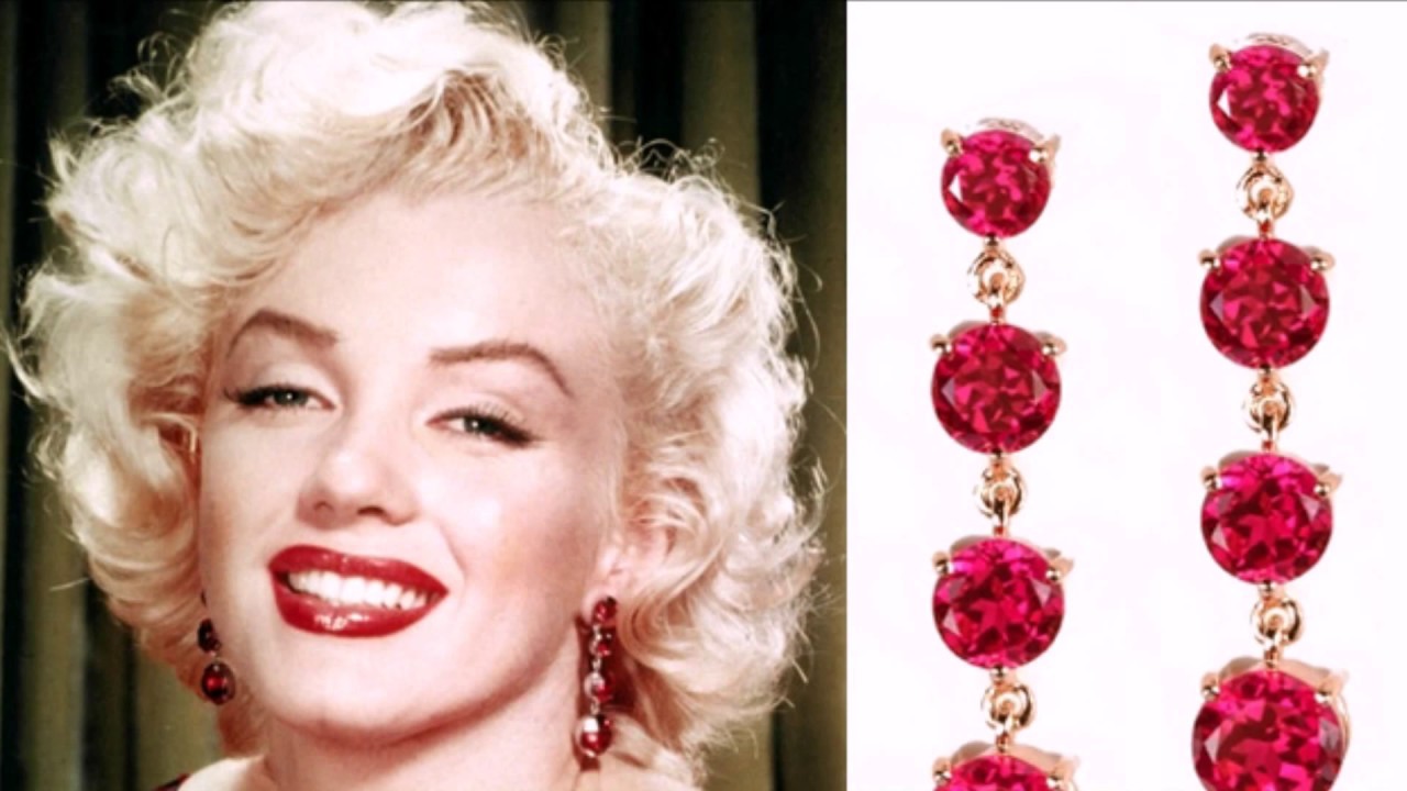 МЭРЛИН  МОНРО И ЕЁ УКРАШЕНИЯ.MARILYN MONROE AND HER JEWELRY.