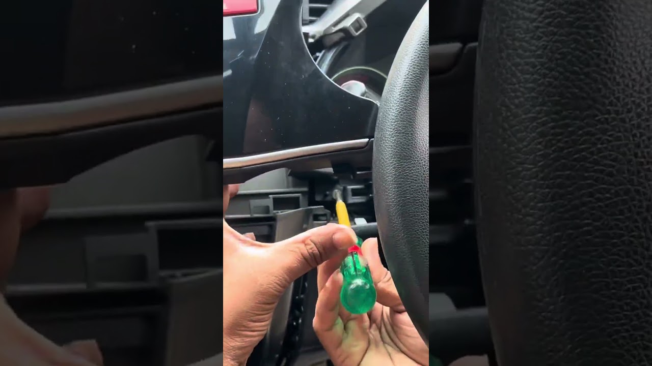 HONDA CITY Dashboard Opening Procedure