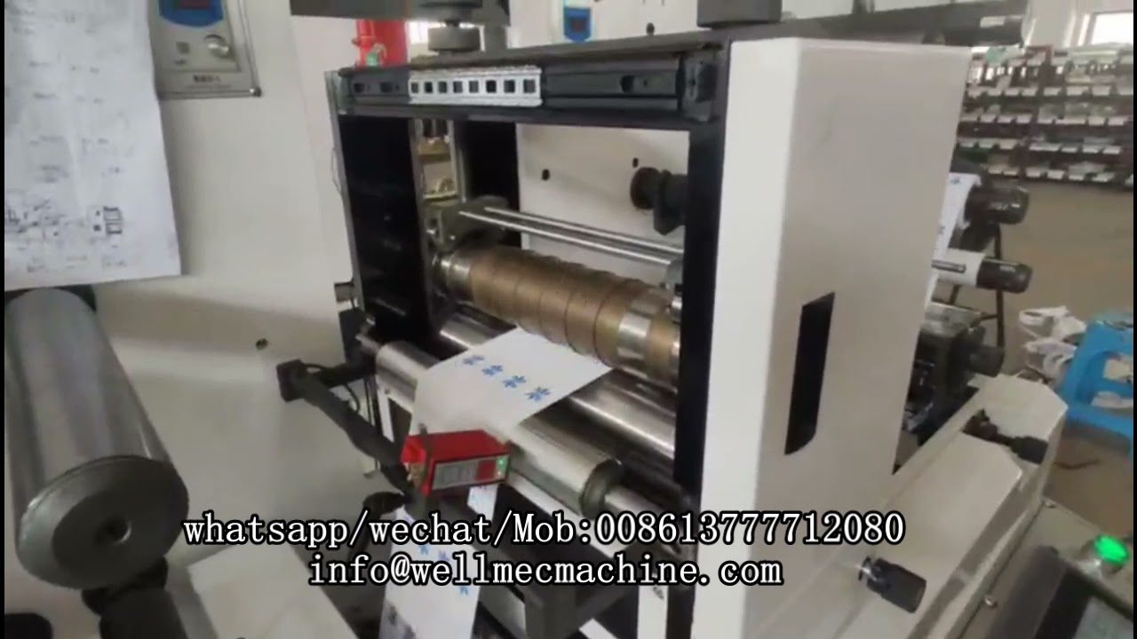Rotary，semi rotary Label Die cutting Machine with extra perforation holes