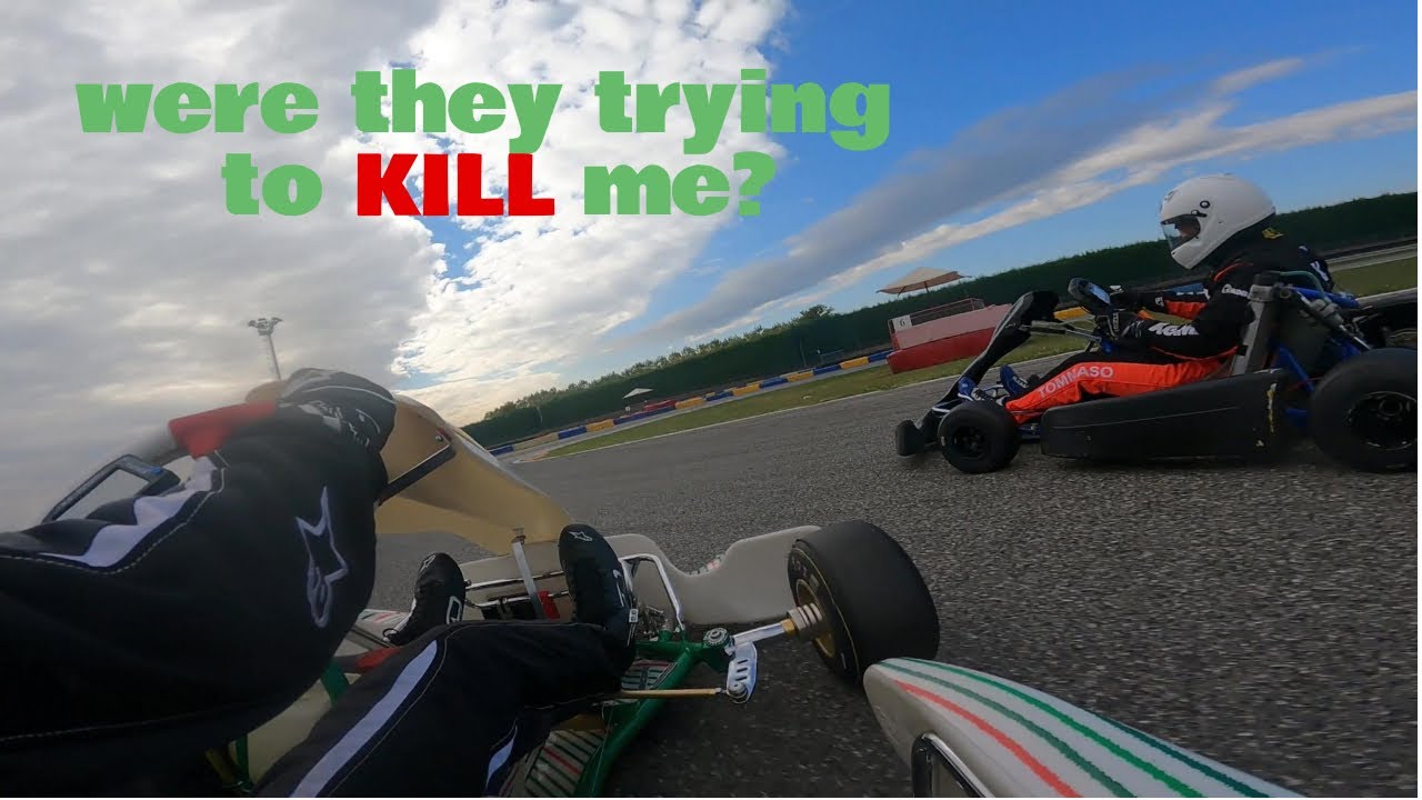WERE THEY TRYING TO KILL ME? - karting day 7 laghi circuit