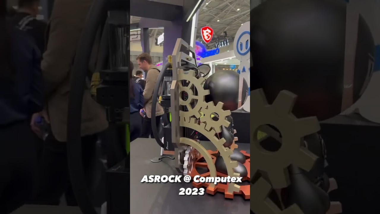 What has ASRock been up to at #Computex 2023 😁 #funkykit #asrock