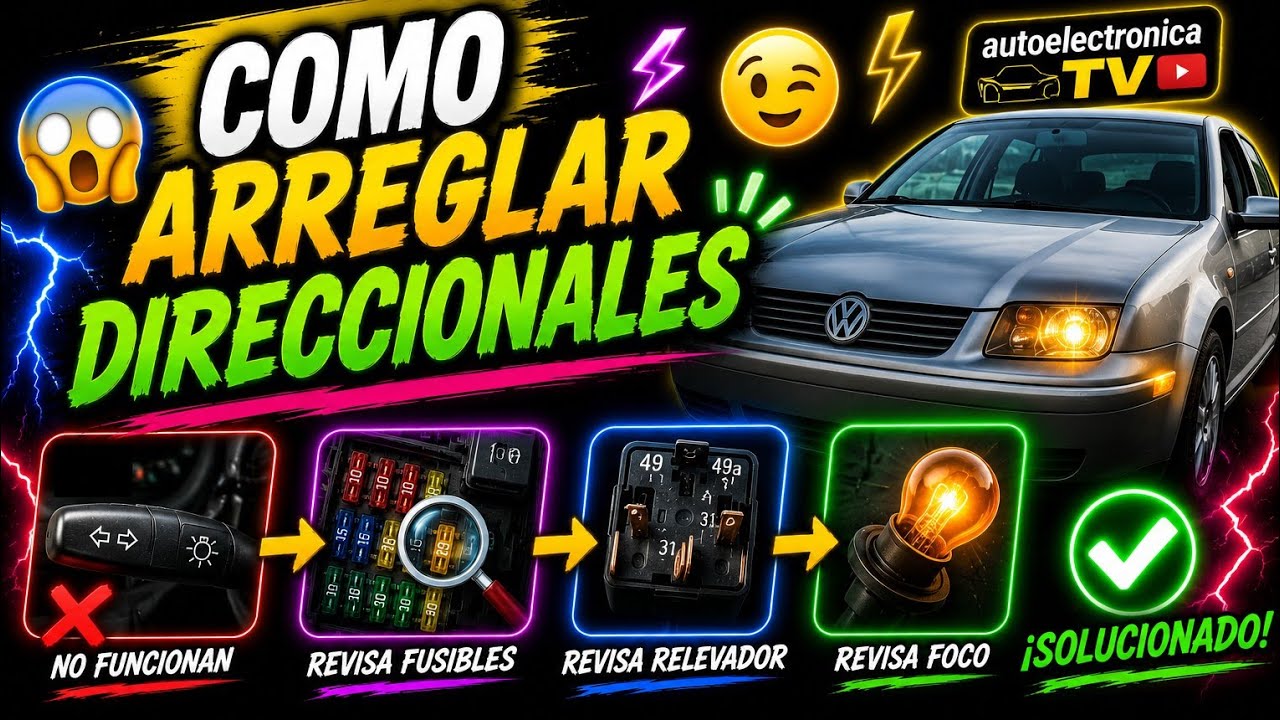 COMO ARREGLAR DIRECCIONALES