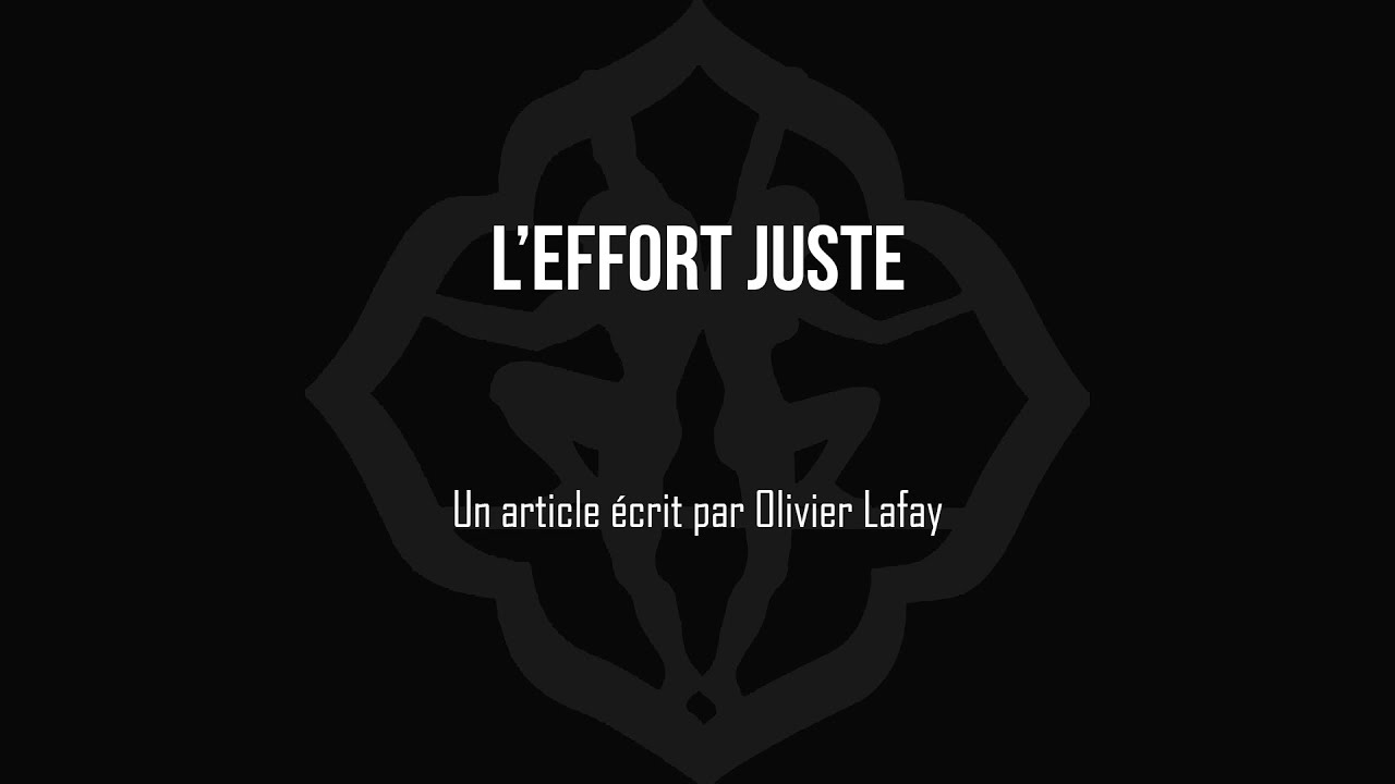 Olivier LAFAY // L'effort juste