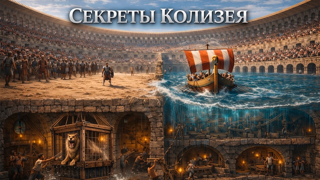 СЕКРЕТЫ КОЛИЗЕЯ, о которых молчали 2000 лет