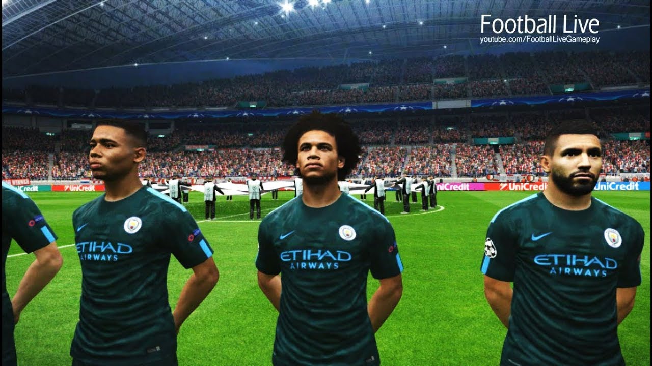 «Фейеноорд» — «Манчестер Сити» | Лига чемпионов УЕФА 2017/2018 | Геймплей PES 2017 на ПК