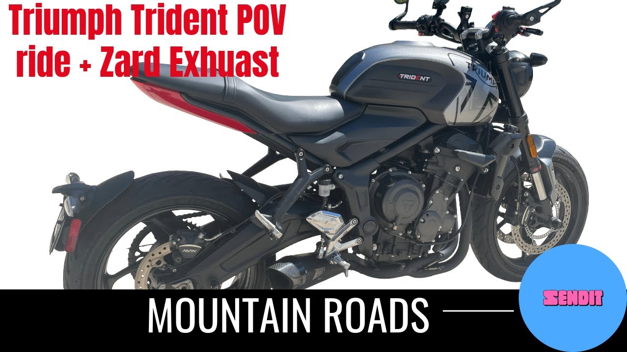 Triumph Trident POV Ride + Zard Exhaust and Quickshifter