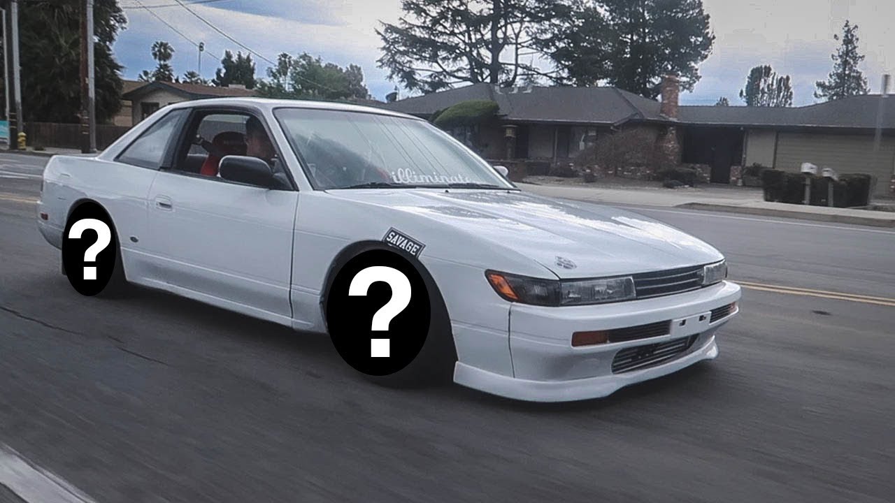 New Wheels for the S13 + Rainy Day Drifts!