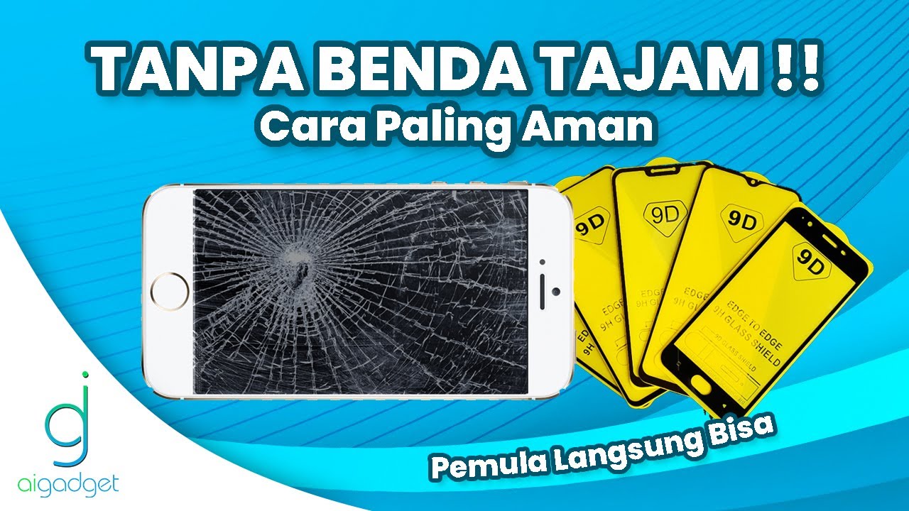 Cara Ganti Tempered Glass Untuk Pemula ( Mudah Dipahami ) | Android & iPhone | TANPA BENDA TAJAM !!!