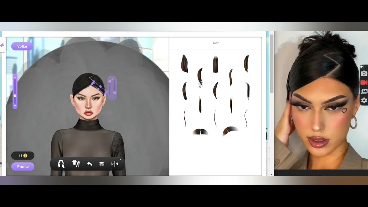 Cabelo preto com raiz Z - 3 partes // Black hair tutorial with Z root
