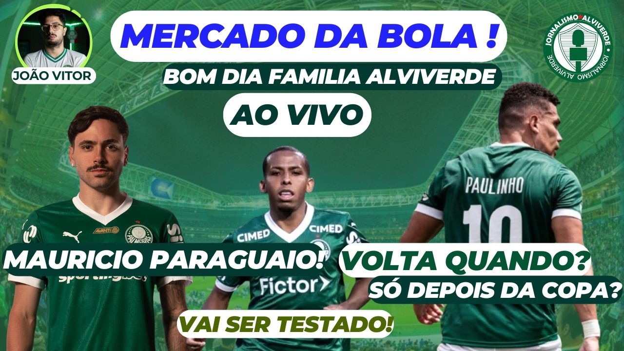MAURÍCIO NA SELEÇÃO! PAULINHO VOLTA QUANDO?  SORRISO VAI SER TESTADO NO PROFISSIONAL | AO VIVO