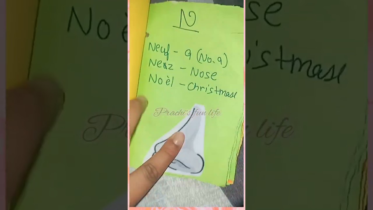 French Dictationary |Easy|Very Nice |Prachi's fun life|Prachi Mittal| 