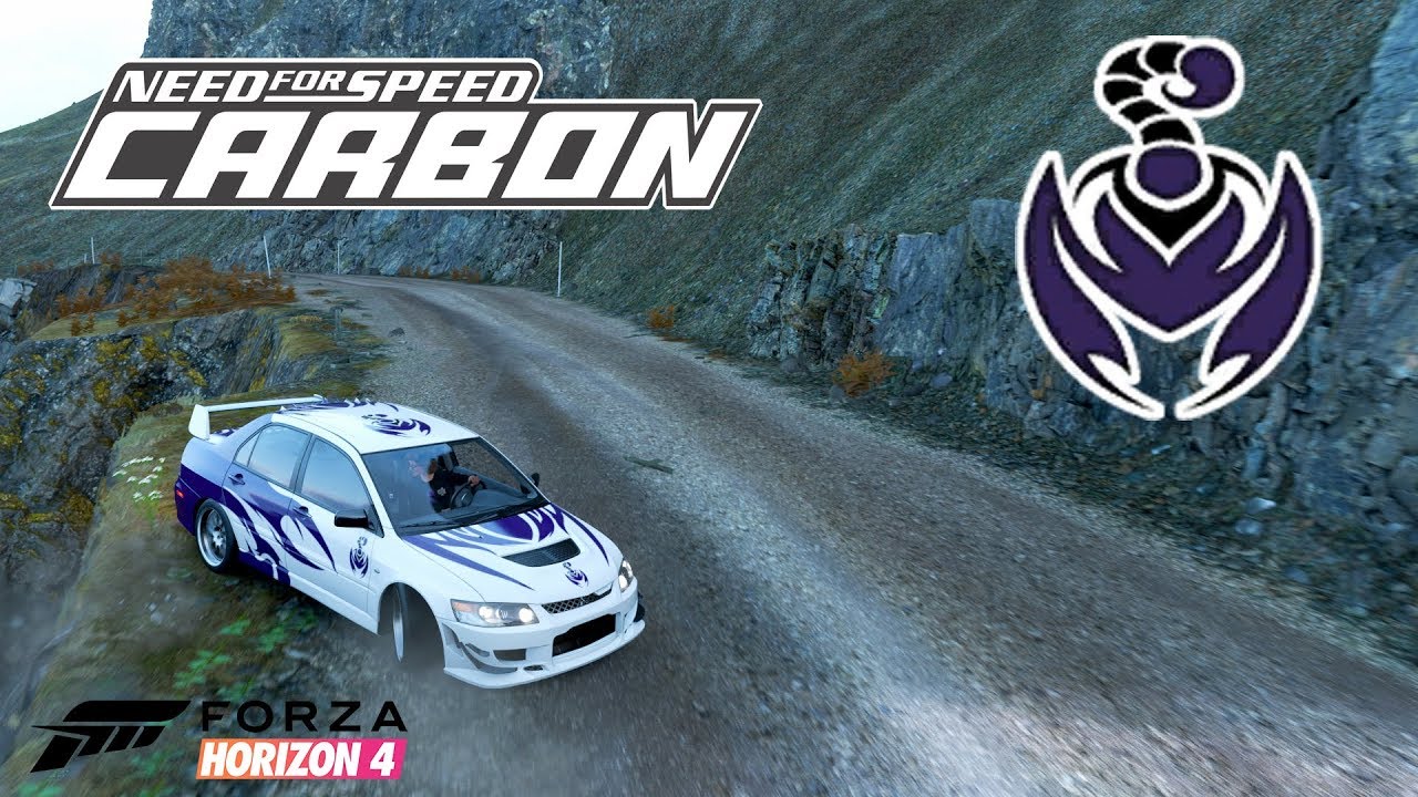 Forza Horizon 4 Mitsubishi Lancer EVO IX Scorpio NFS Carbon