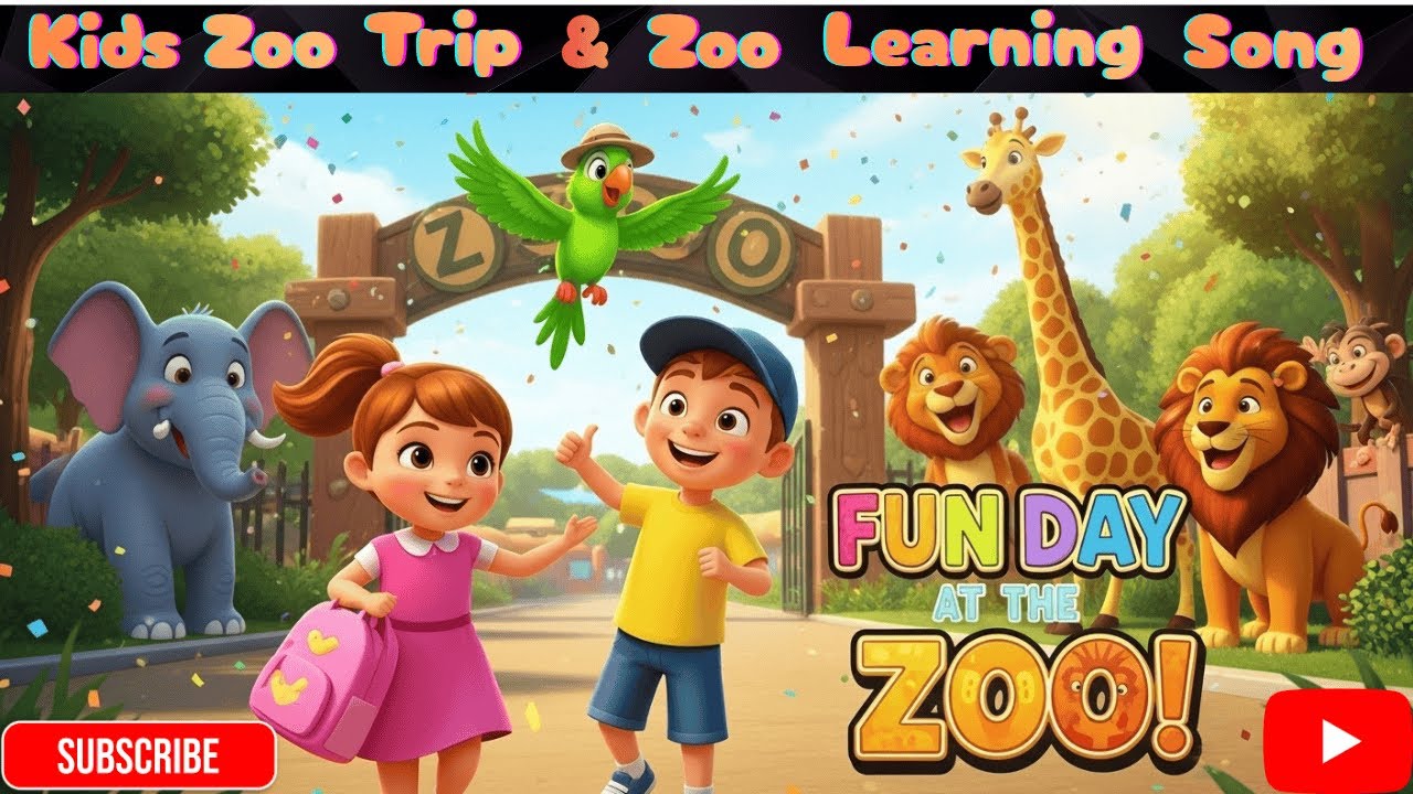 Kids Zoo Trip | Fun Animal Facts & Rhymes | Zoo Fun | Meet Wild Animals Fun way| Felina boo |