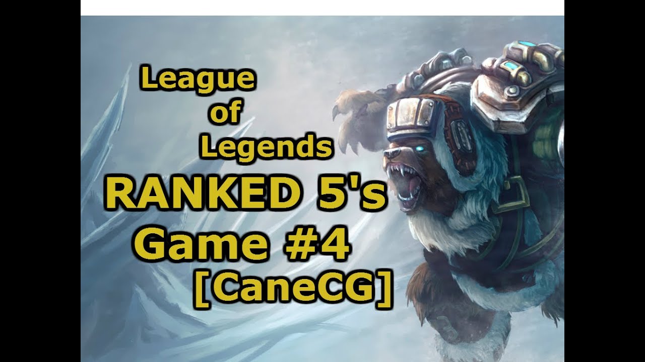 [CaneCG] S5 RANKED 5's - #4 (Rick James, Ze3nT, Popmon, magicfishy, Econt)