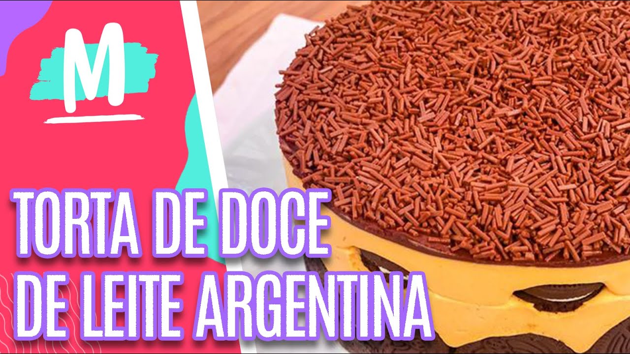 Receita deliciosa de TORTA DE DOCE DE LEITE ARGENTINA- Mulheres (14/10/22)