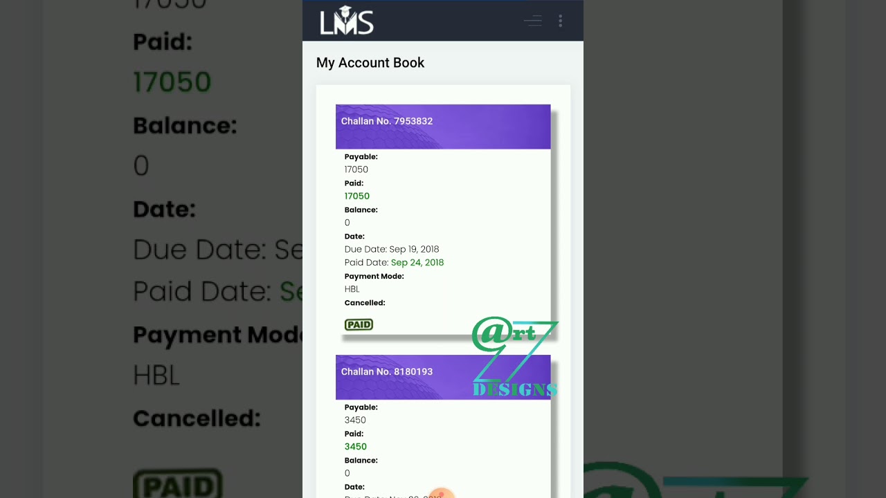 VULMS - FEE INSTALLMENTS PROCEDURE - New Interface