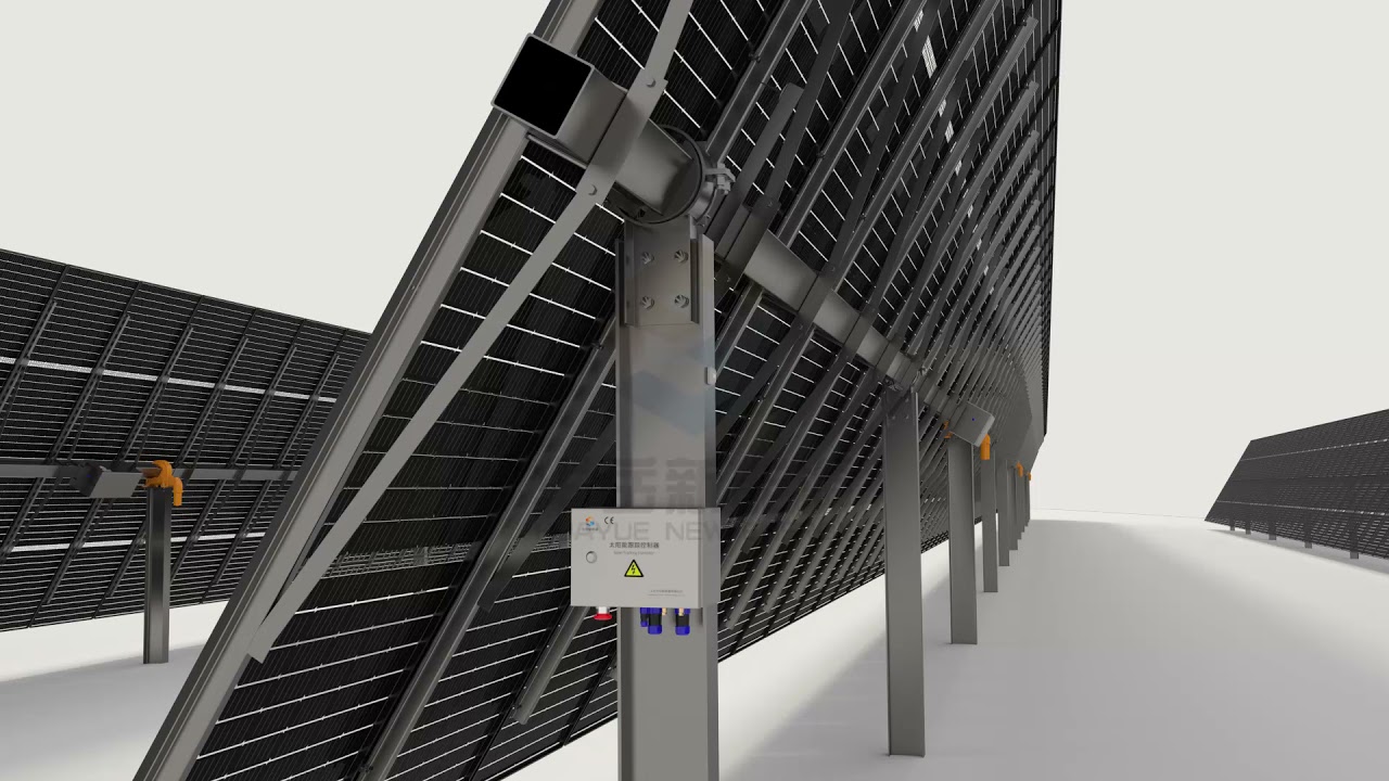 Horizental single axis solar tracker system