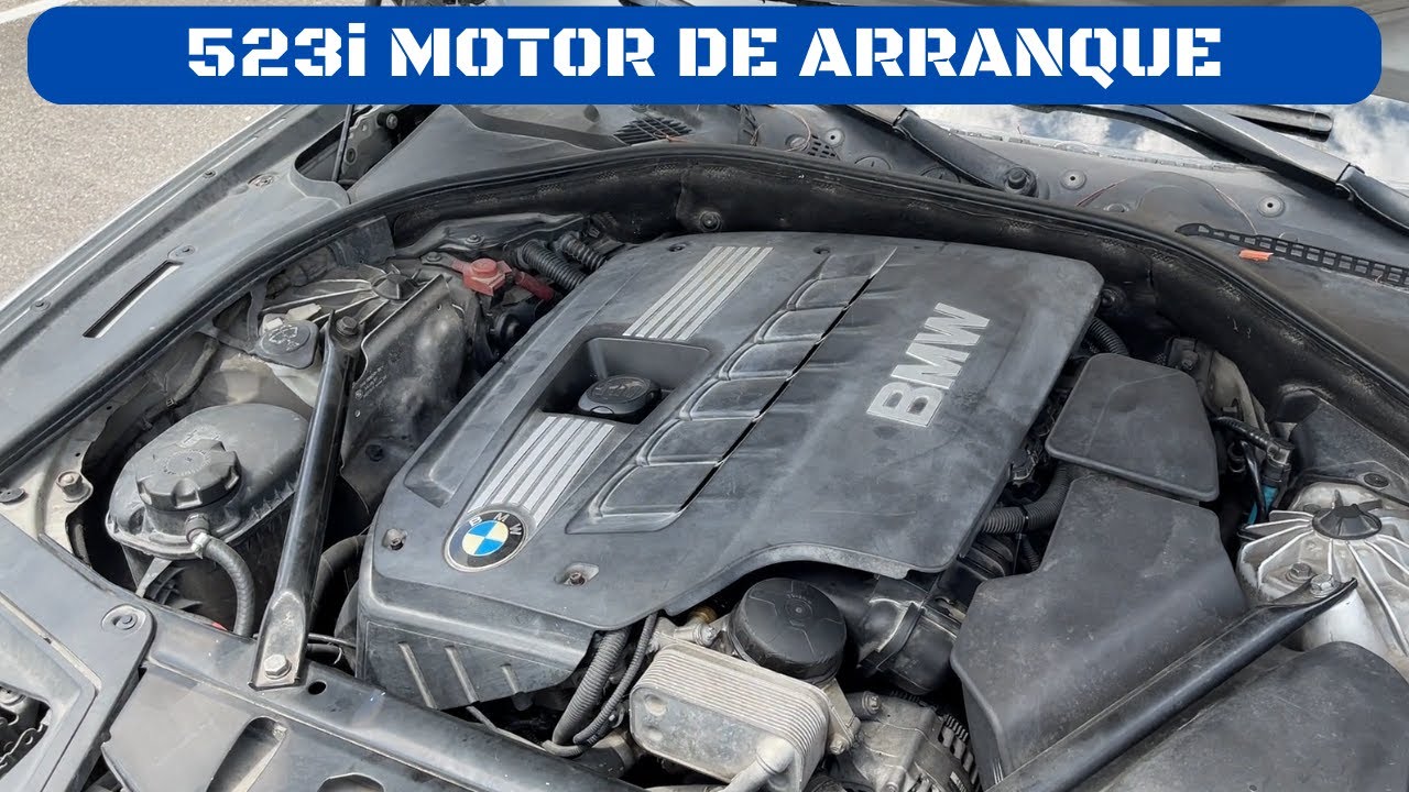 2010 - 2011 BMW F10 523i N52N Como Cambiar El Motor De Arranque