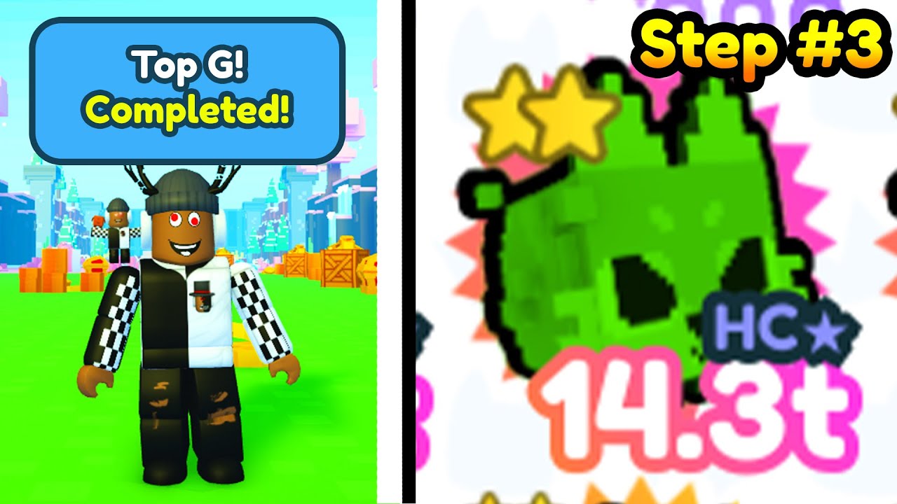 🥳7 Steps to Become *BEST PLAYER* in Pet Simulator X Hardcore!