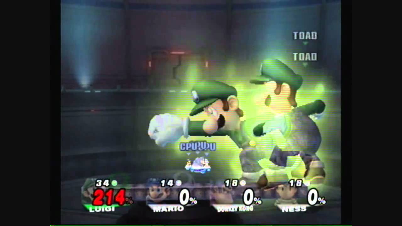 Brawl Hacks - Giant Luigi in Team Battle