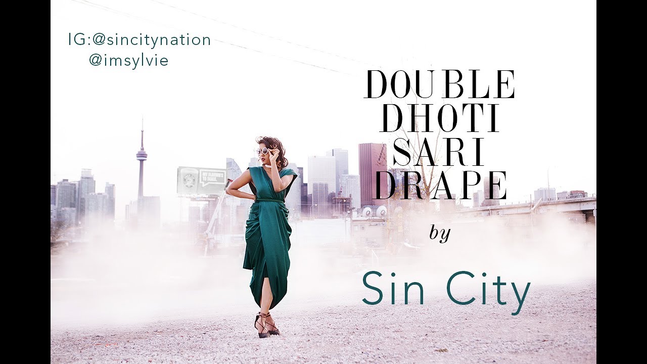 Double Dhoti Drape by Sin City