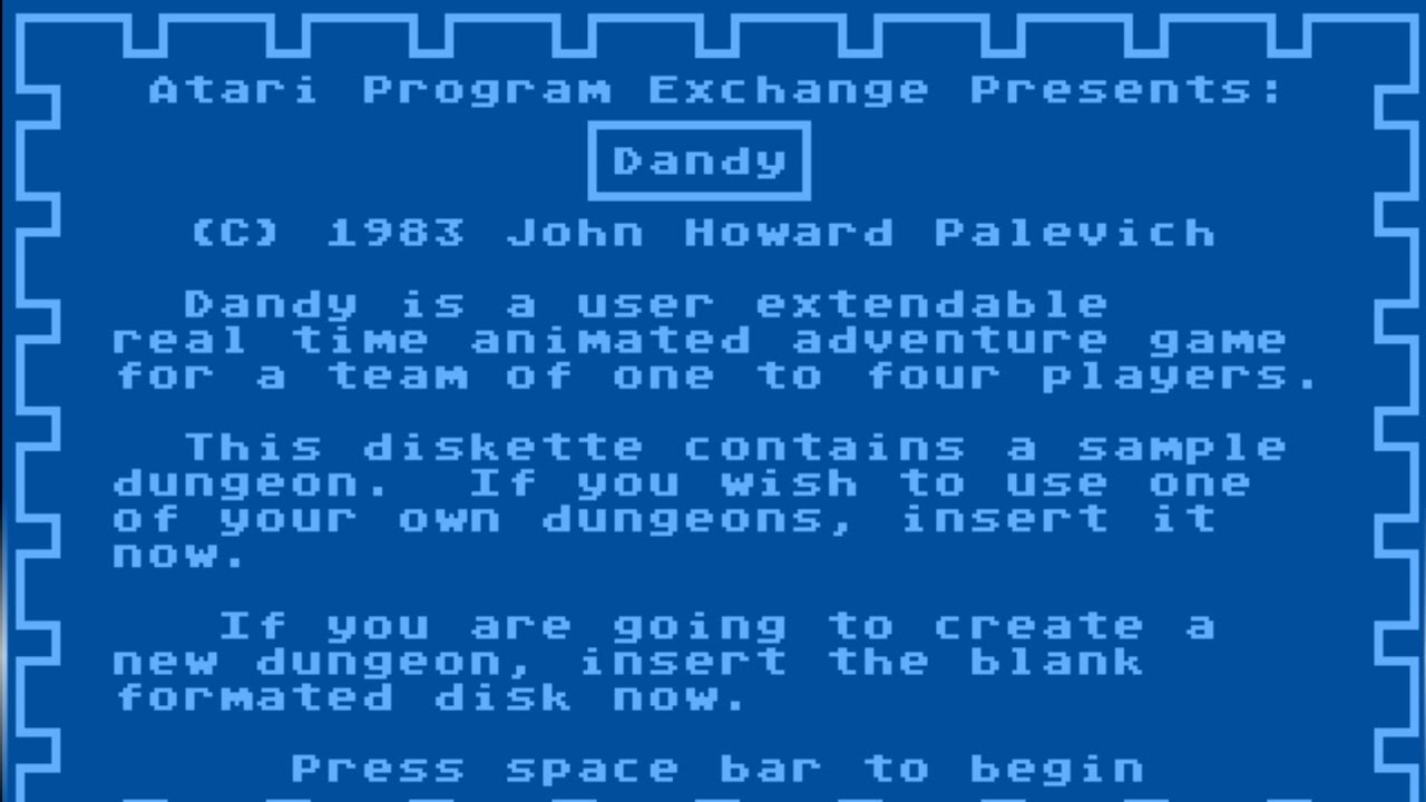 Dandy (1983) - Revisiting a genre godfather on its native hardware