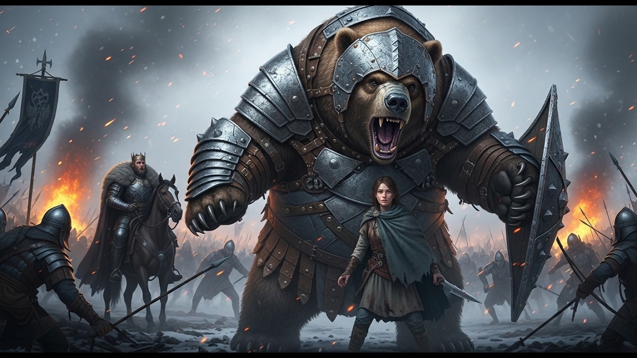 The Alpha King’s Battle Bear Charged the Enemy — Then Turned to Shield Her Instead