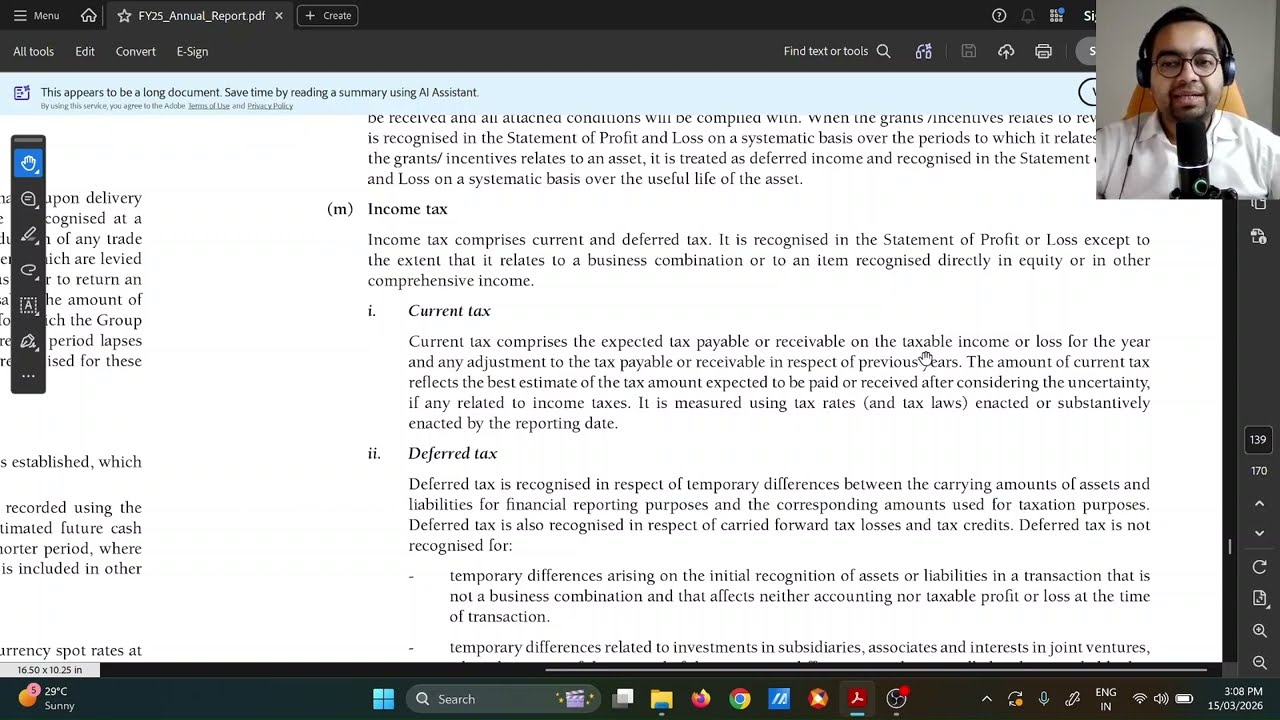 Ep 14 | What is Current Tax and how it influences profits | Read Financial Statements (Britannia)