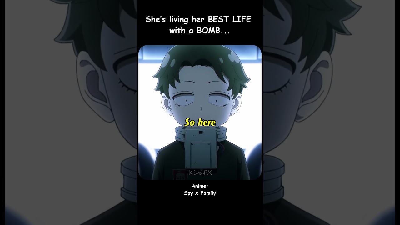 She&rsquo;s living her BEST LIFE with a BOMB 😂 | Spy x Family | #anime #animeedit #shorts
