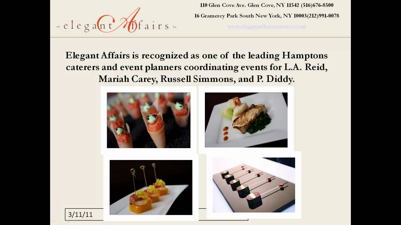 Elegant Affairs - The Premier Caterers & Event Planners in Long Island