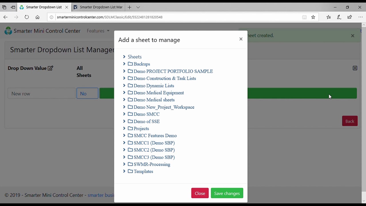 Dropdown List Manager Tutorial